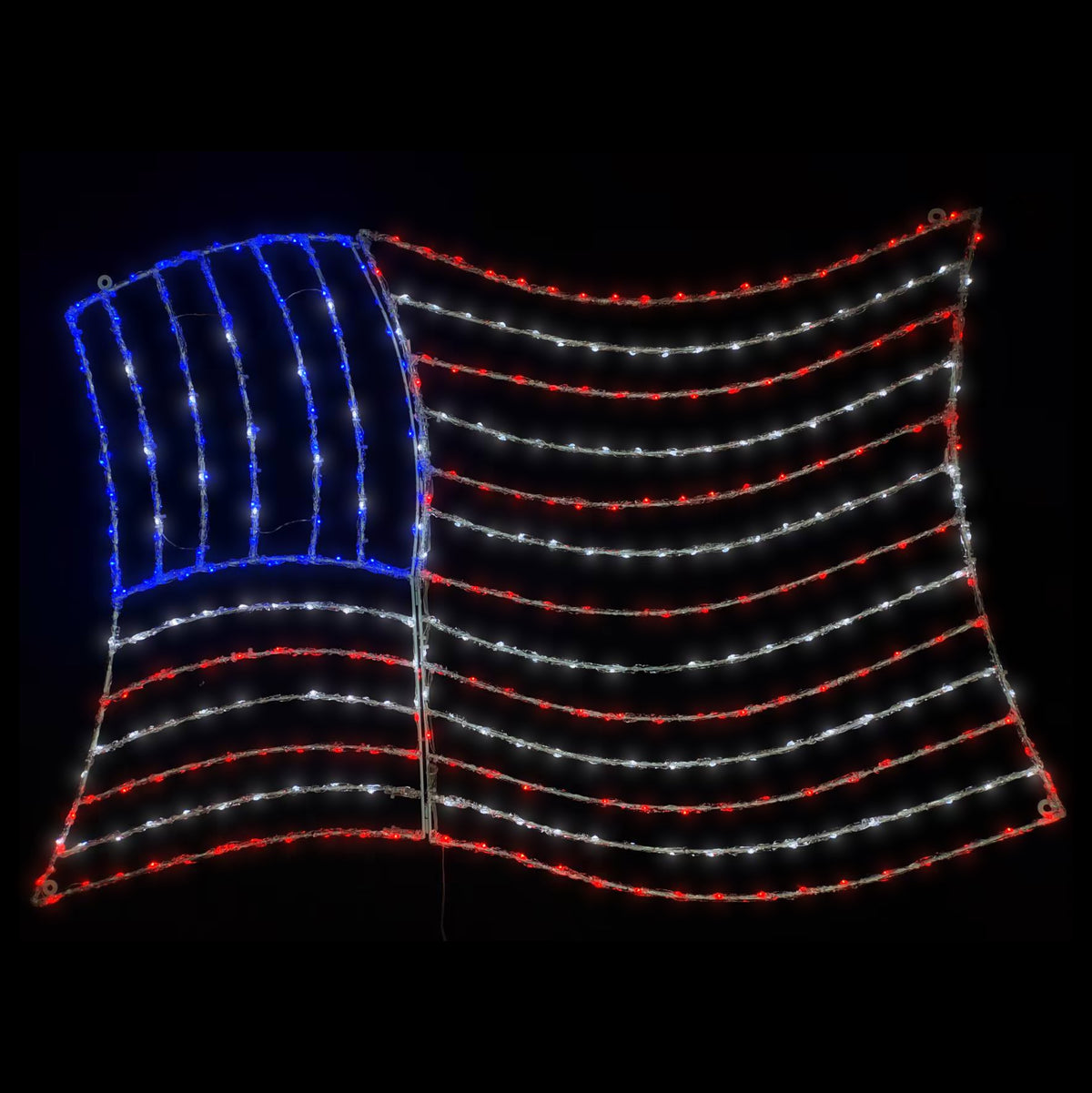 Bandera americana 2D de 48 pulgadas