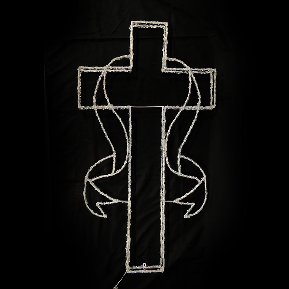 4 FT LED Easter Cross