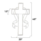 4 FT LED Easter Cross