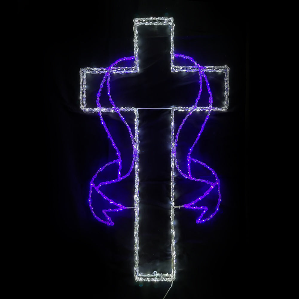 4 FT LED Easter Cross