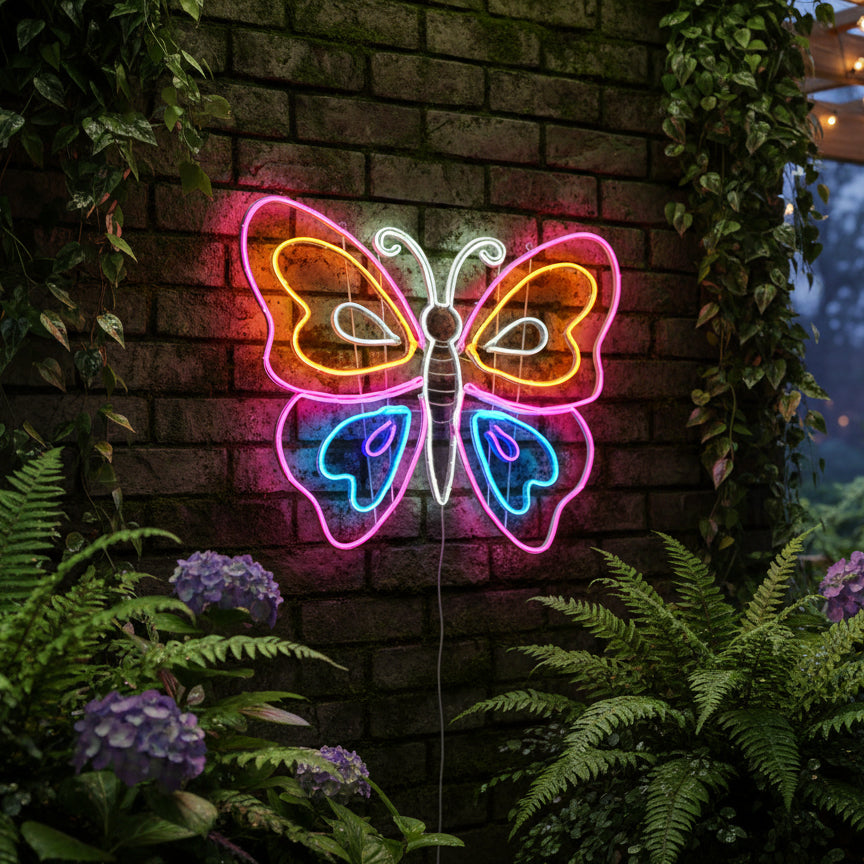 26" Spring Pastels 2D Butterfly Sign