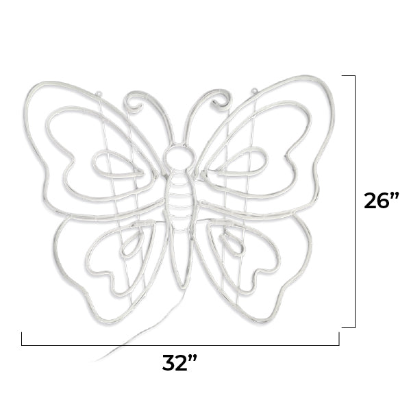 26" Spring Pastels 2D Butterfly Sign