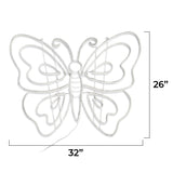 26" Bright Spring Mix 2D Butterfly Sign