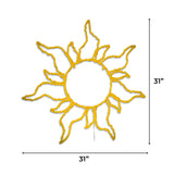 31" Yellow Sun
