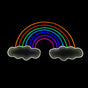 25" LED Rainbow Sign