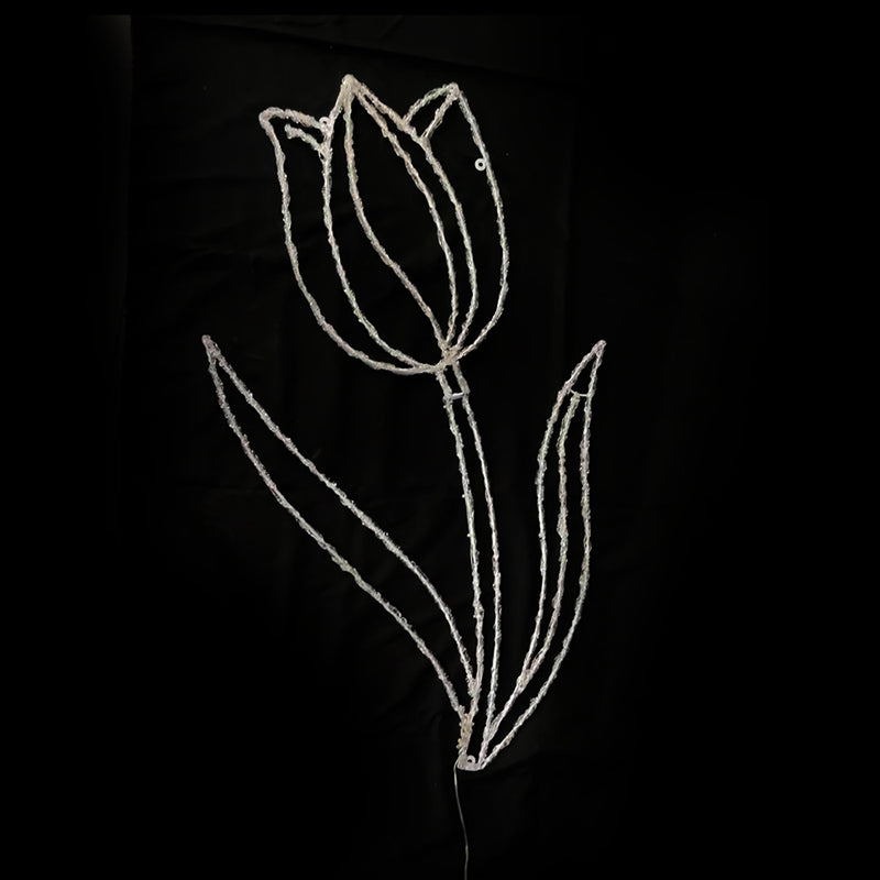 Rótulo de tulipán 2D de 44"
