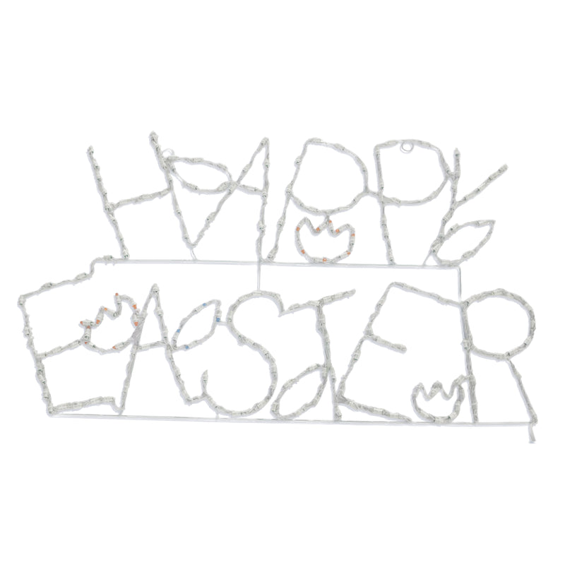 Letrero de "Felices Pascuas" de 27"