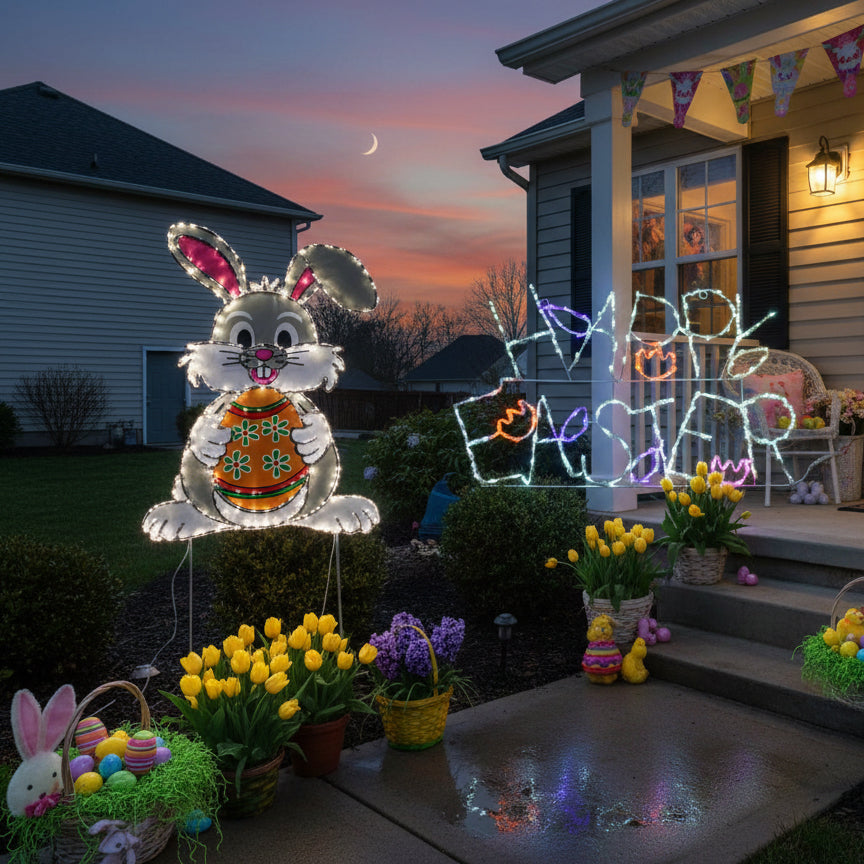 27" Happy Easter Sign