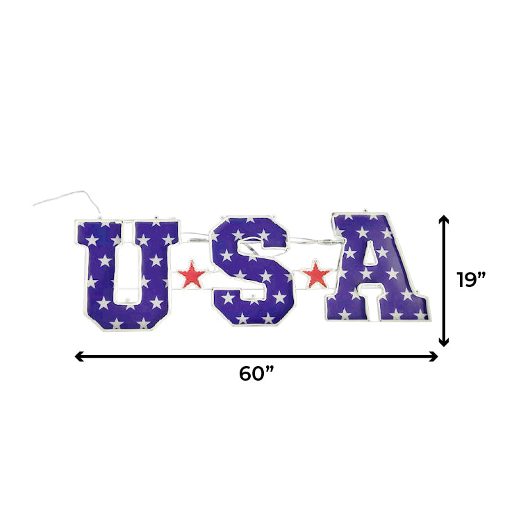 60" 2D USA Sign