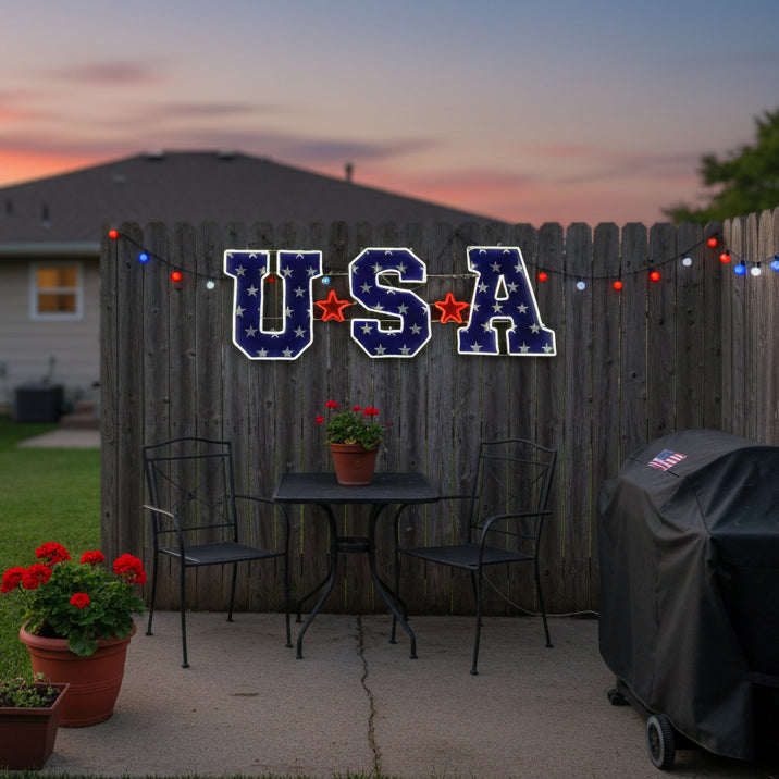 60" 2D USA Sign