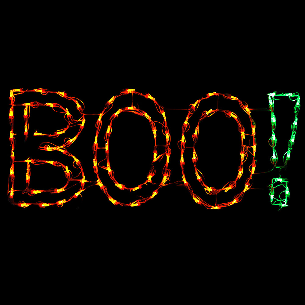 36" BOO! Halloween LED Sign