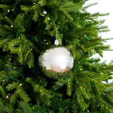 6" Glitter Shiny Ball Ornament Set Of 6