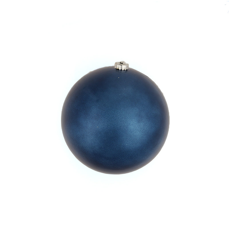 8" Shiny Shatterproof Ball Ornament Set Of 6