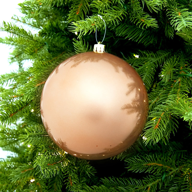 5.5" Shiny Shatterproof Ball Ornament Set Of 6