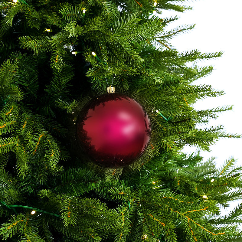 5.5" Shiny Shatterproof Ball Ornament Set Of 6