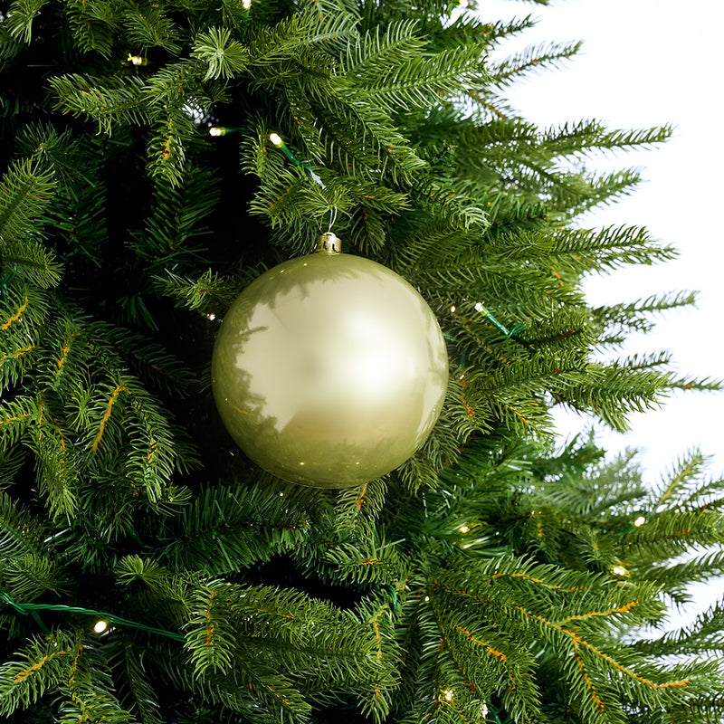 5.5" Shiny Shatterproof Ball Ornament Set Of 6
