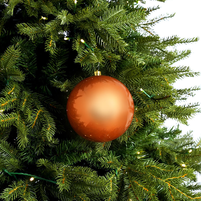 5.5" Shiny Shatterproof Ball Ornament Set Of 6