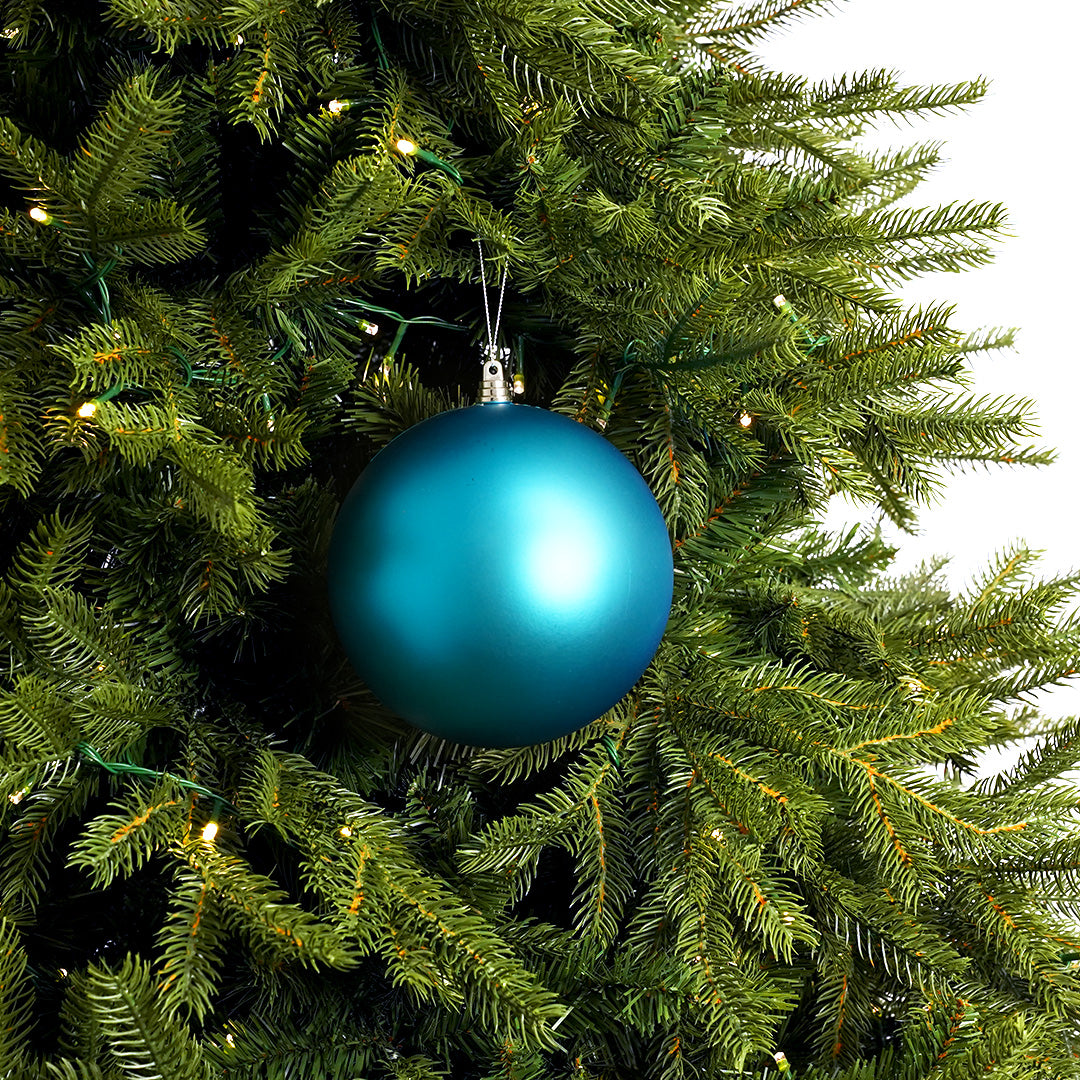 6" Matte Shatterproof Ball Ornament Set Of 6