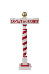 3 FT Santa's Workshop Sign