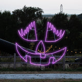 120" Dynamic RGBWW LED Lady Pumpkin Face Jack-O-Lantern