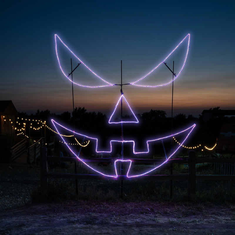 Calabaza malvada LED RGBWW dinámica