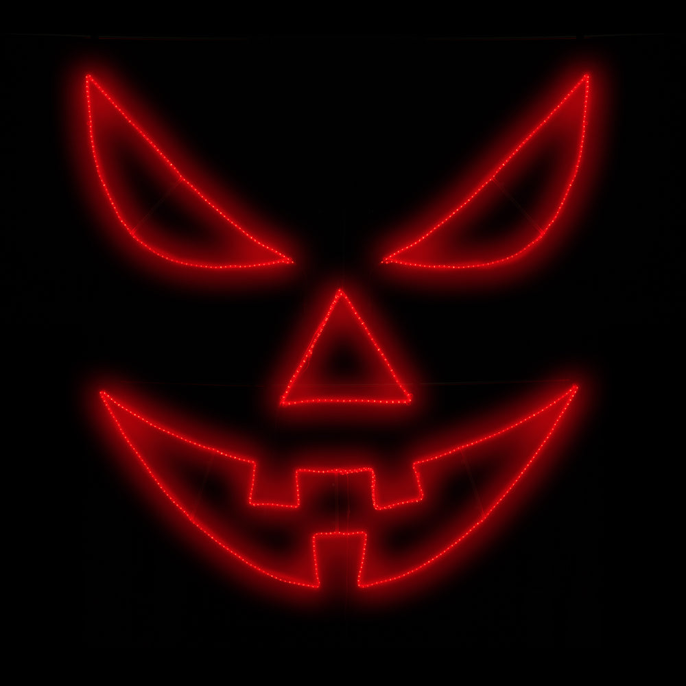 Dynamic RGBWW LED Sinister Pumpkin Face