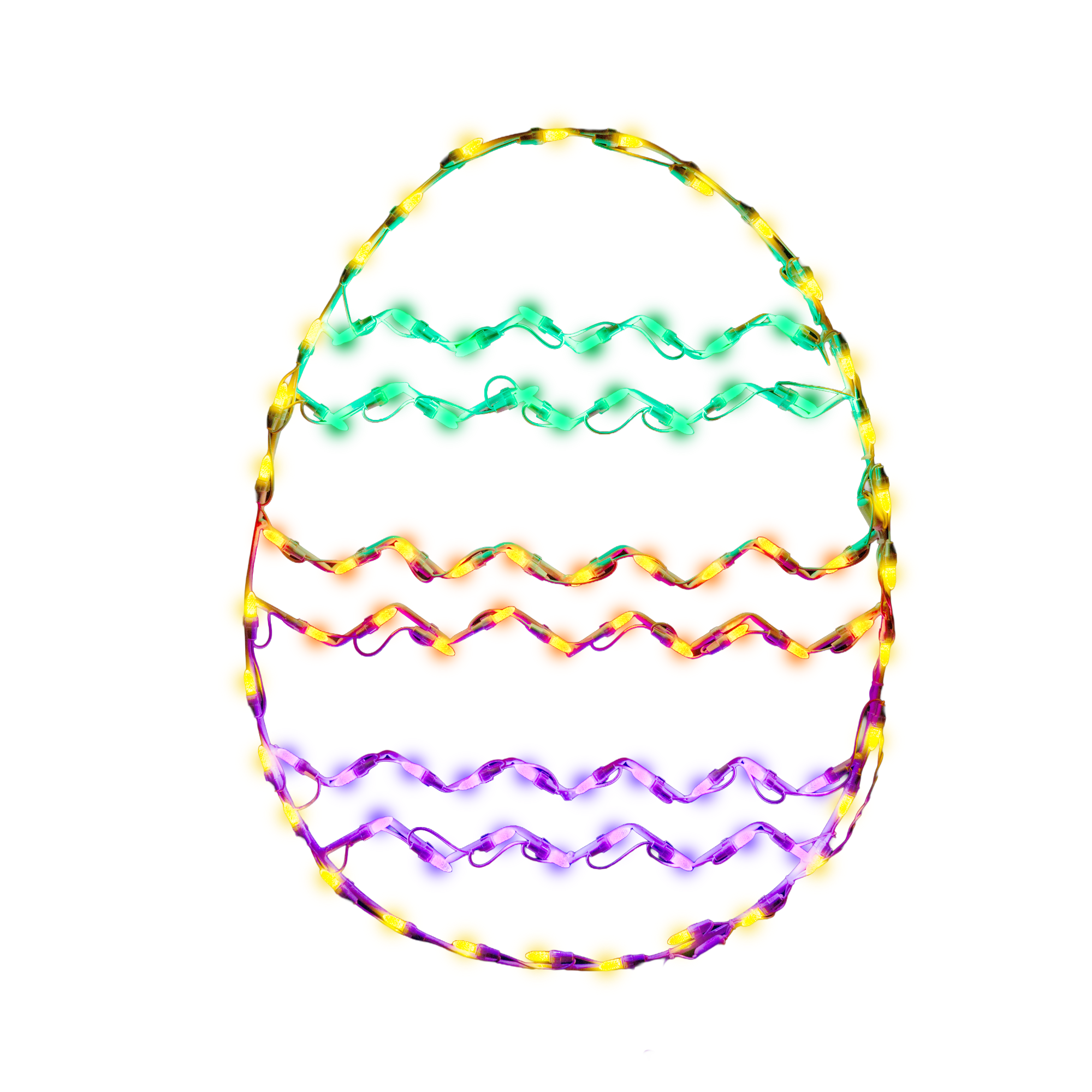 30" Easter Chevron Egg