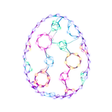 30" Easter Polka Dot Egg