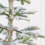 Alpine Fir Snowy Tree Pre-Lit Warm White Micro LED Lights