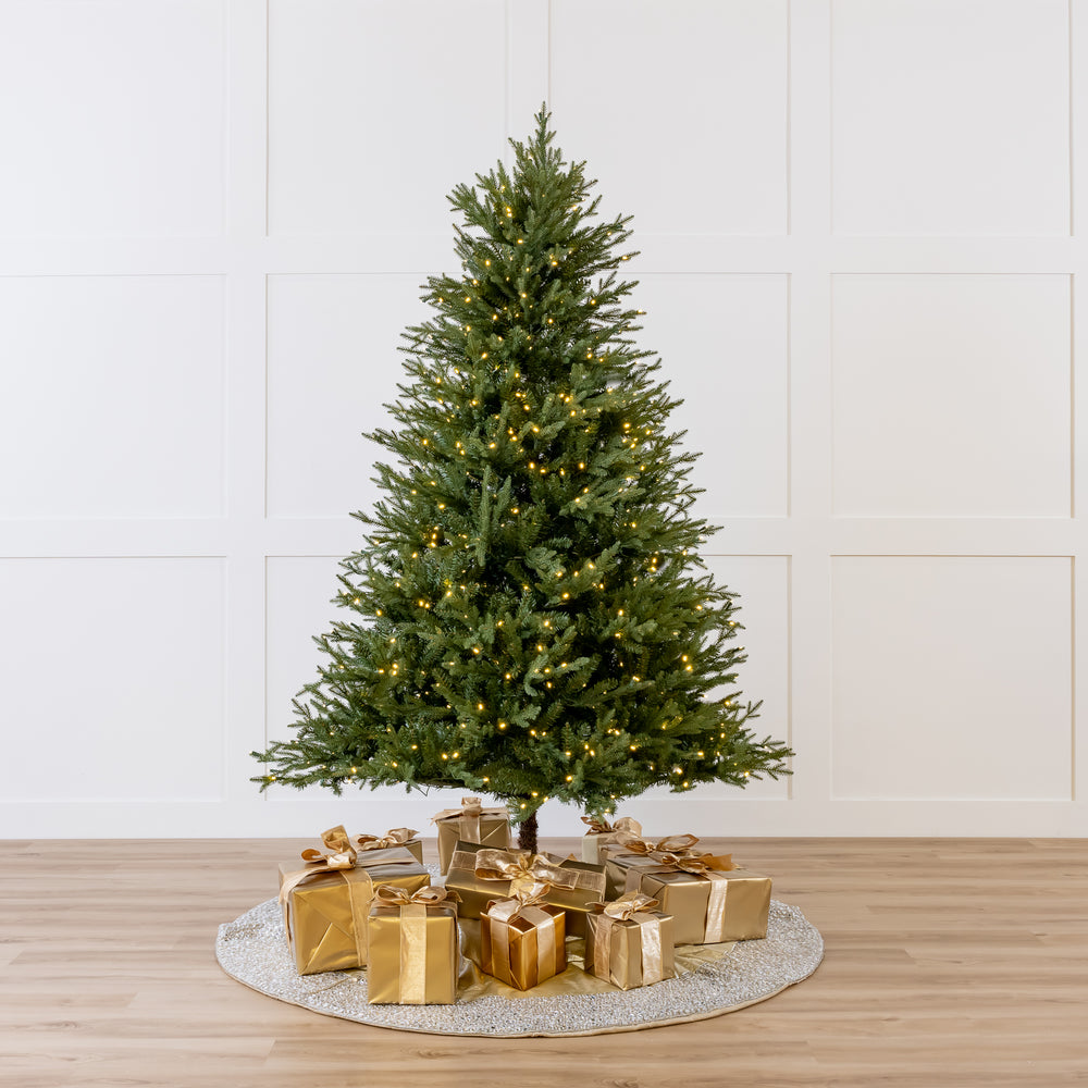 Kentucky Fir Tree Pre-Lit Warm White LED Lights