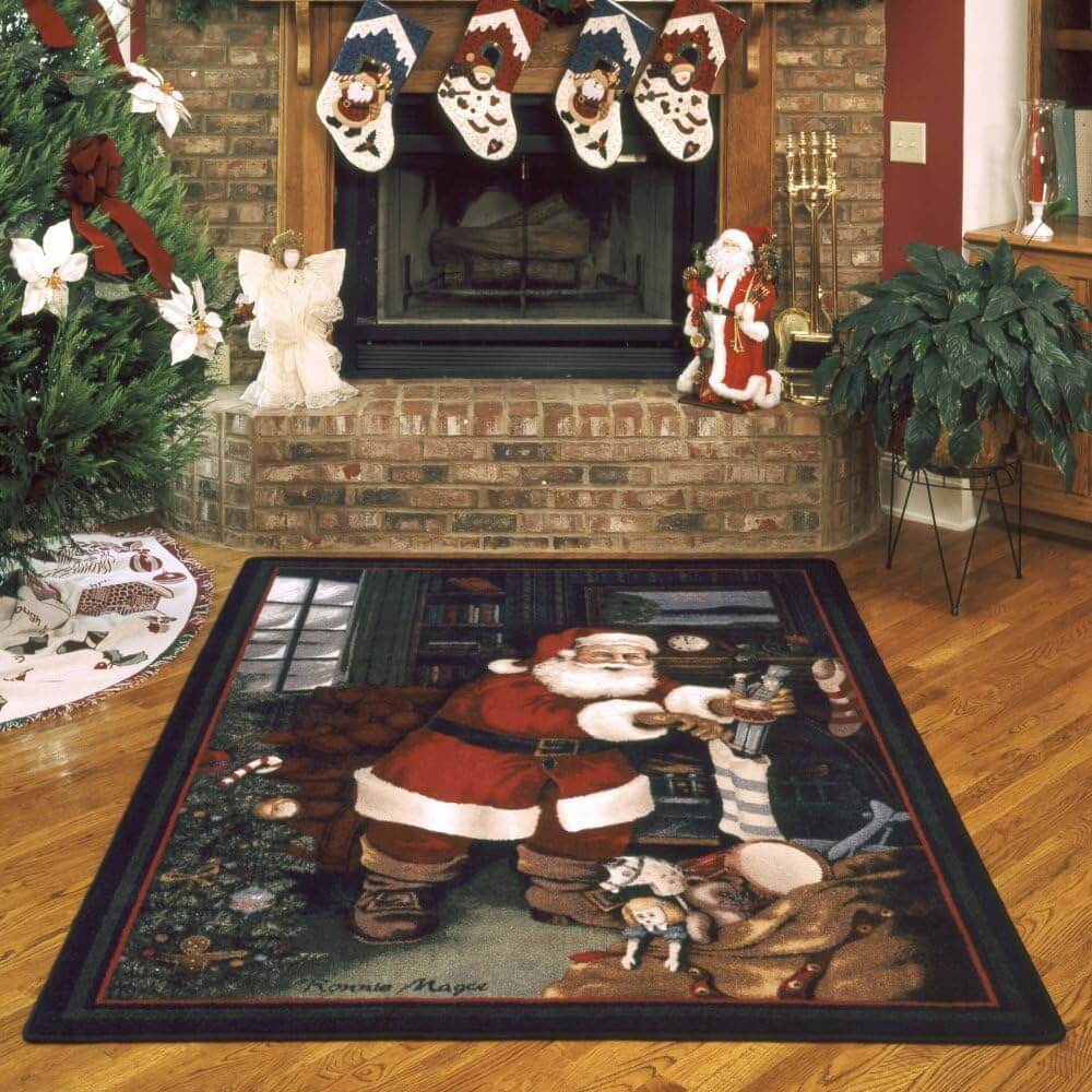 Santa's Visit Rug