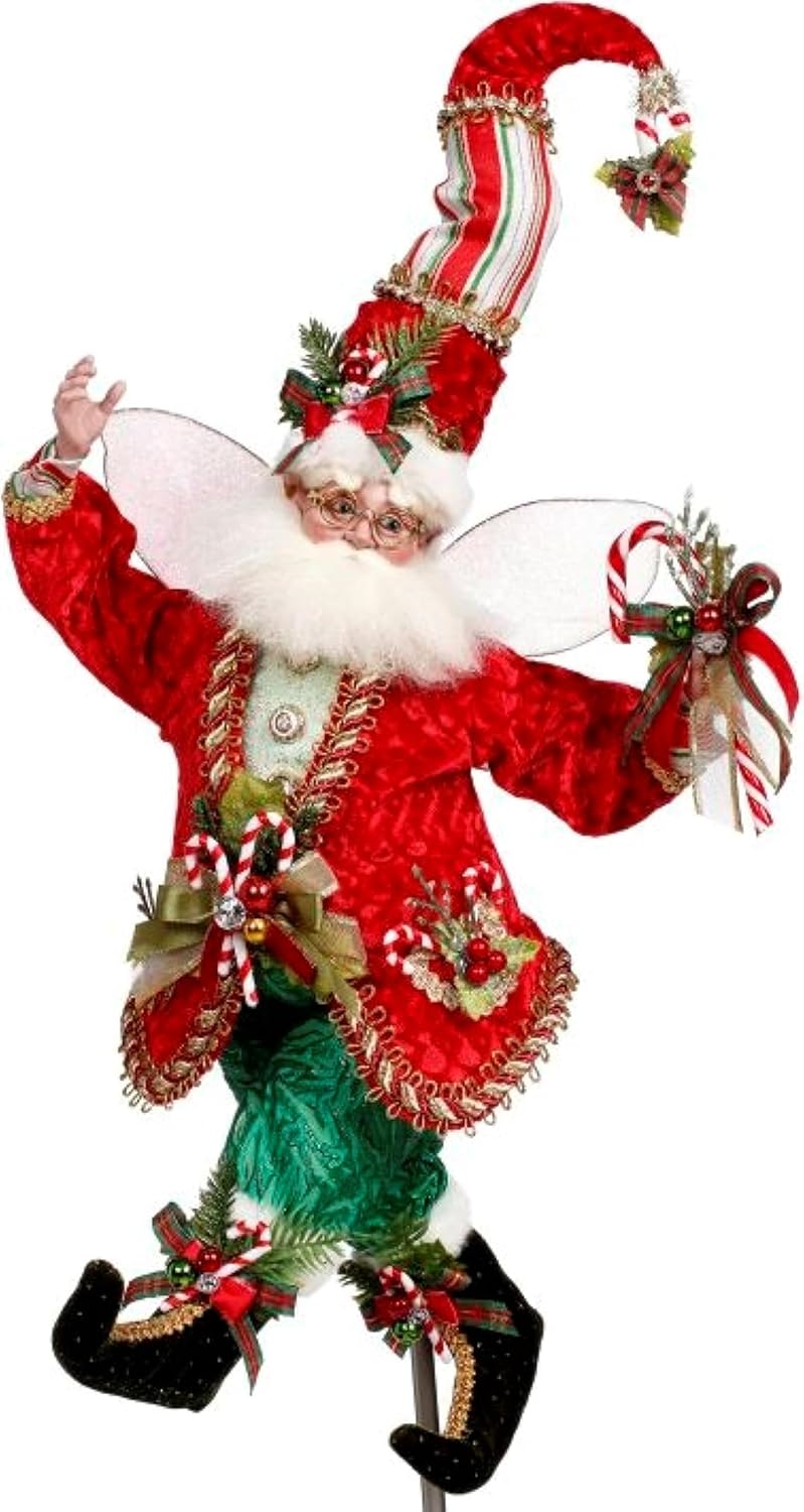 Mark Roberts 16.5" Medium Candy Cane & Holly Fairy