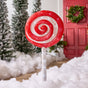 2.5 FT Red Lollipop Swirl Acrylic Outdoor 60LED