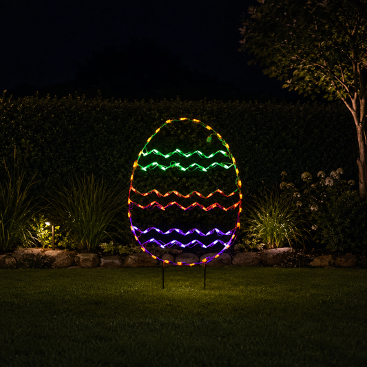 30" Easter Chevron Egg