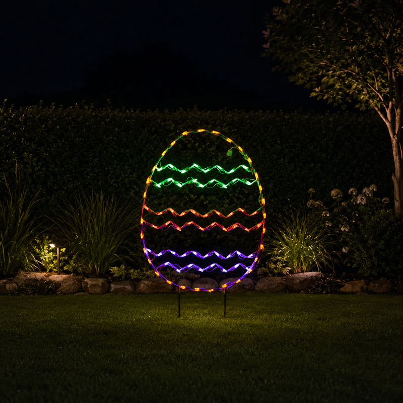 30" Easter Chevron Egg