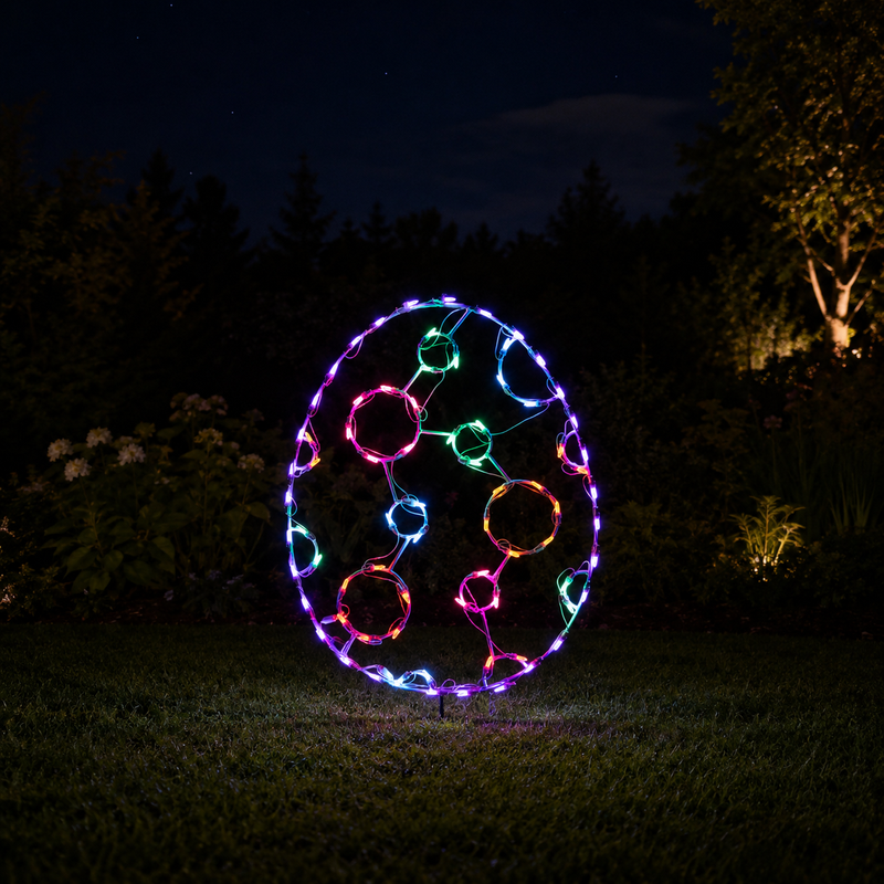 30" Easter Polka Dot Egg