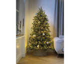 23 FT 768 LED Warm White Cluster Lights With Green Wire 8 Function Twinkle