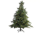 Luces agrupadas multicolores de 768 LED de 23 pies con cable verde, 8 funciones centelleantes