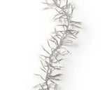 46 FT Cluster 1512 LED Warm White Trasnsparent Wire 8 Funtion Twinkle