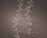 74 FT Compact 1000 LED Warm White Transparent Wire 8 Function Twinkle