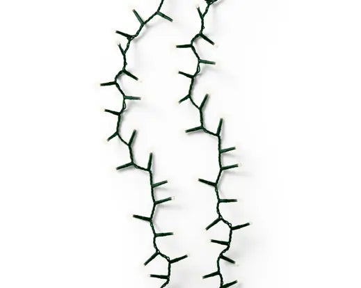 53 FT Compact 750 LED Warm White Lights With Green Wire