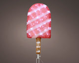 2.2 FT 60 LED Cool White Pink & White Striped Popsicle