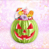 17" Spooky Jack O Lantern Pumpkin With Sweets