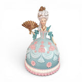 16" Marie Lady In Blue & Pink Cake Dress