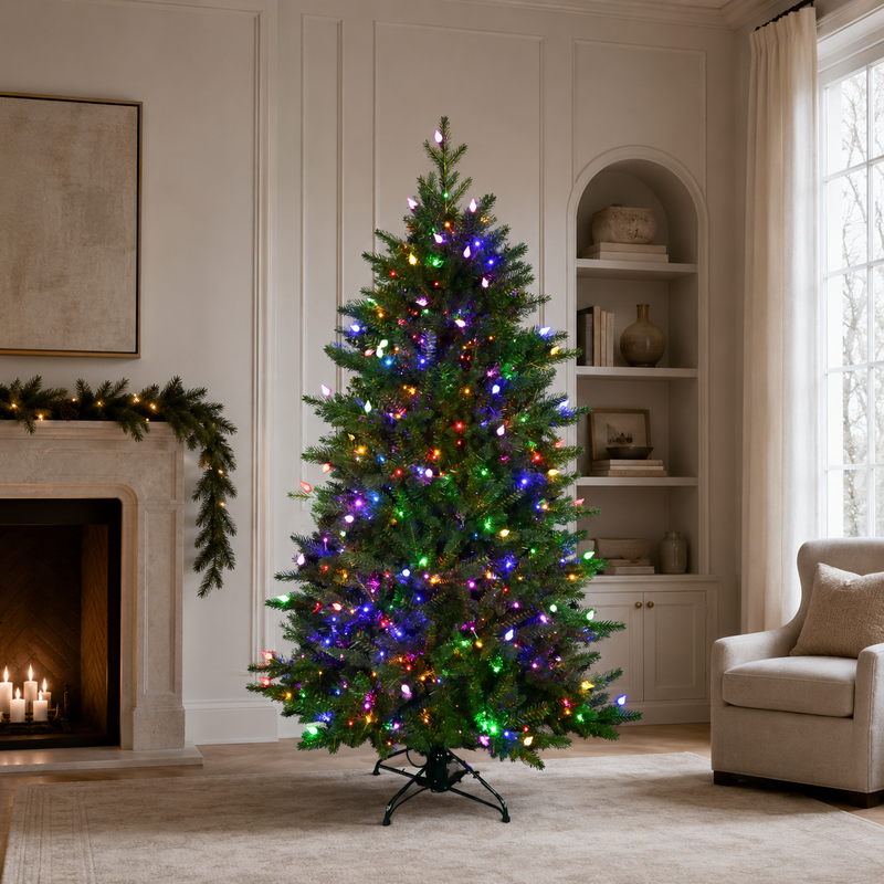 Fraser Supreme Warm White & Multi LED Lights 18 Functions