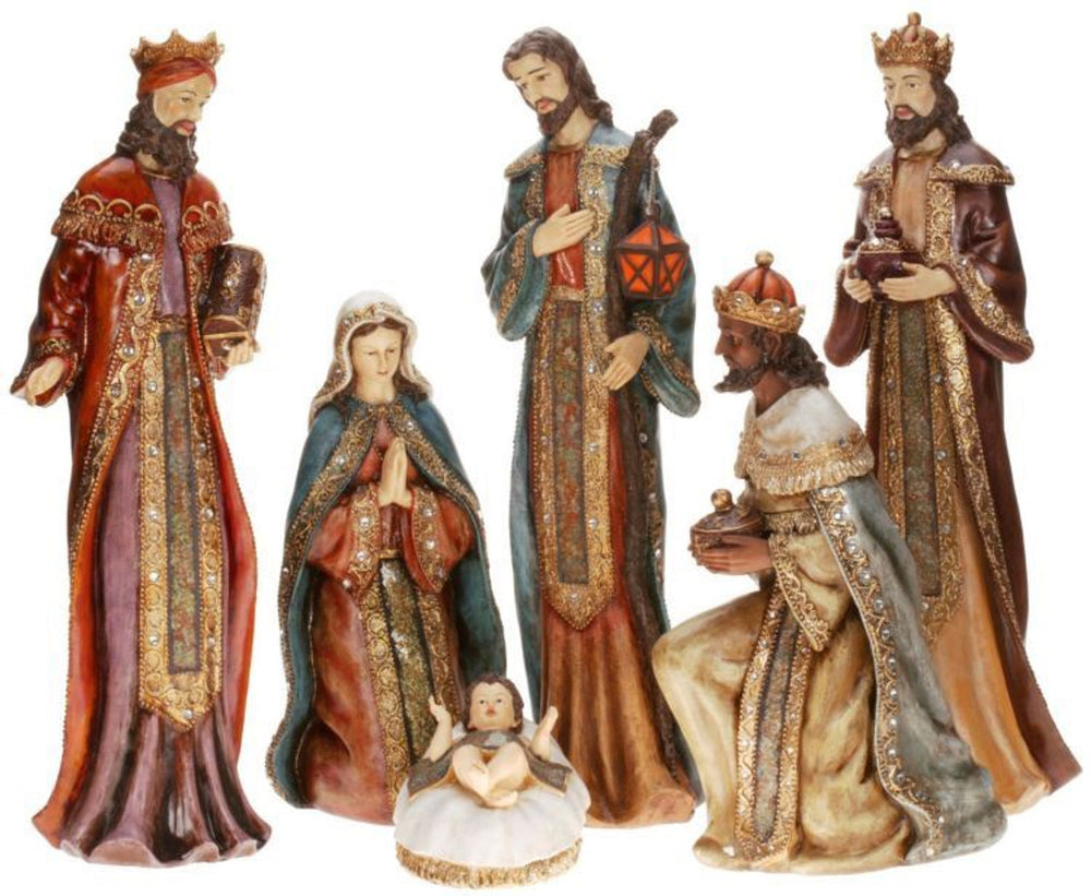 Mark Roberts 26" Grand Byzantine Nativity Set Of 6