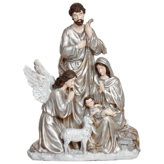Mark Roberts 27" Platinum Angelic Nativity