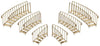 Mark Roberts 16"- 22" Gold Grand Christmas Staircase Set Of 6