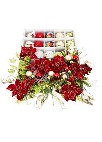 Mark Roberts 3"-18" Holly Tradition Ornament Set Of 30