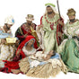 Mark Roberts 13"-27" African American Traditional Nativity Set Of 6